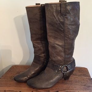 Frye Steffi Harness Mid Calf Boot